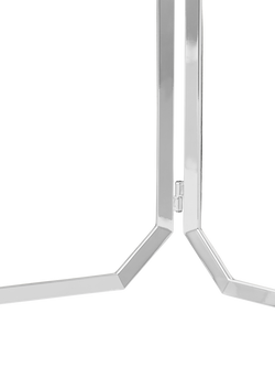 John Lewis Malborough Double Photo Frame & Mount, 4 x 6" (10 x 15cm), Silver - view 2, Silver