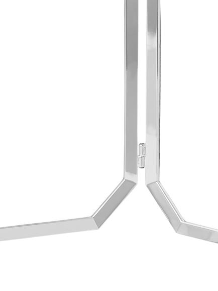 John Lewis Malborough Double Photo Frame & Mount, 4 x 6" (10 x 15cm), Silver - view 2, Silver