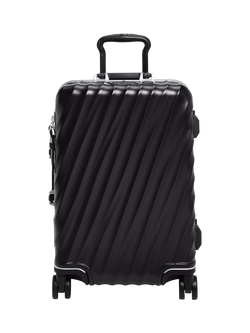TUMI 19 Degree International 4-Wheel 55cm Cabin Case, 34L, Black Texture, Black Texture