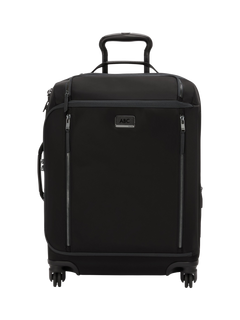 TUMI Voyageur Leger Continental Expandable 4-Wheel 55cm Cabin Case, 21L, Black/Gunmetal