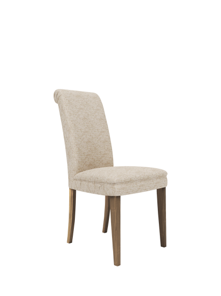 John Lewis Emily Dining Chair, Smoked Oak Leg, Ecru