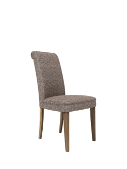 John Lewis Emily Dining Chair, Smoked Oak Leg, Shale Atlas