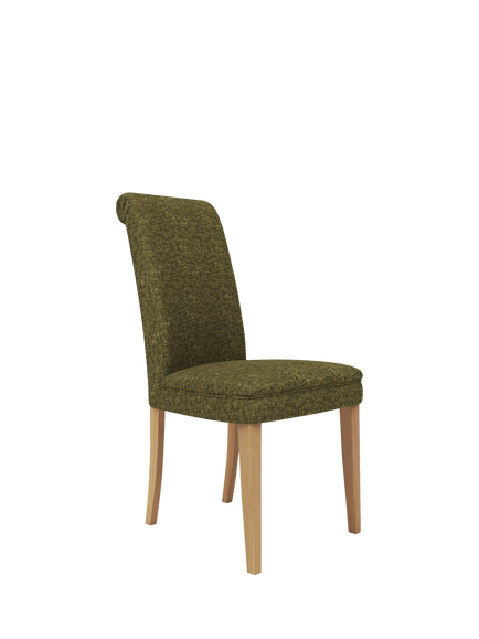 John Lewis Emily Dining Chair, Oak Leg, Hunter