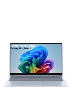 Samsung Galaxy Book4 Edge Laptop, Snapdragon X Plus Processor, 16GB RAM, Galaxy AI, 512GB SSD, 15.6" Full HD, Sapphire Blue, Sapphire Blue