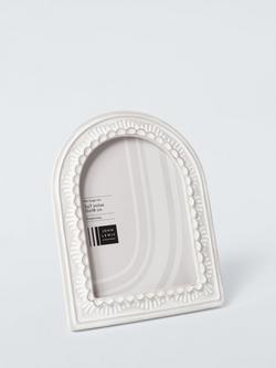John Lewis Vintage Deco Arched Photo Frame, 5 x 7" (13 x 18cm), White, White