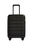 Antler Icon Stripe Pocket 4-Wheel 56cm Cabin Case, Green, Black