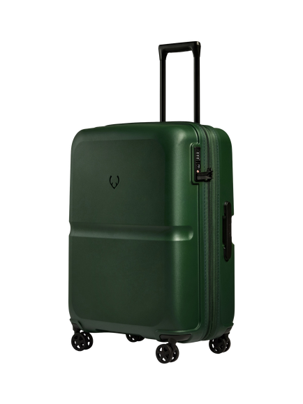 Antler Single Stripe 4-Wheel 68cm Expandable Medium Suitcase, 98L - view 2, Green