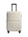 Antler Single Stripe 4-Wheel 68cm Medium Expandable Suitcase, Taupe