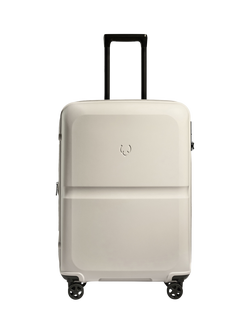 Antler Single Stripe 4-Wheel 68cm Expandable Medium Suitcase, Taupe