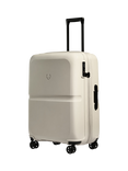 Antler Single Stripe 4-Wheel 68cm Medium Expandable Suitcase, Taupe