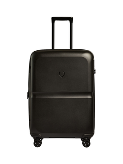 Antler Single Stripe 4-Wheel 68cm Expandable Medium Suitcase, Black