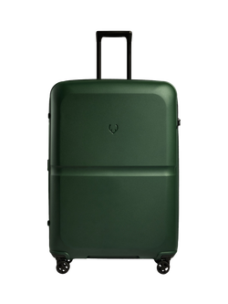 Antler Single Stripe 4-Wheel 81cm Large Expandable Suitcase, Green
