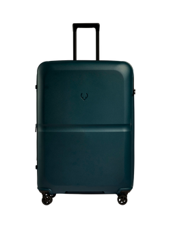 Antler Single Stripe 4-Wheel 81cm Large Expandable Suitcase, Blue