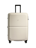 Antler Single Stripe 4-Wheel 81cm Large Expandable Suitcase, Taupe