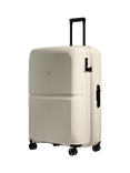 Antler Single Stripe 4-Wheel 81cm Large Expandable Suitcase, Taupe