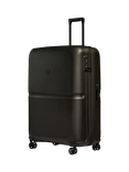 Antler Single Stripe 4-Wheel 81cm Large Expandable Suitcase, Black