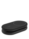 Belkin BoostCharge 2-in-1 Magnetic Foldable Wireless Charging Stand with Qi2, 15W, Black