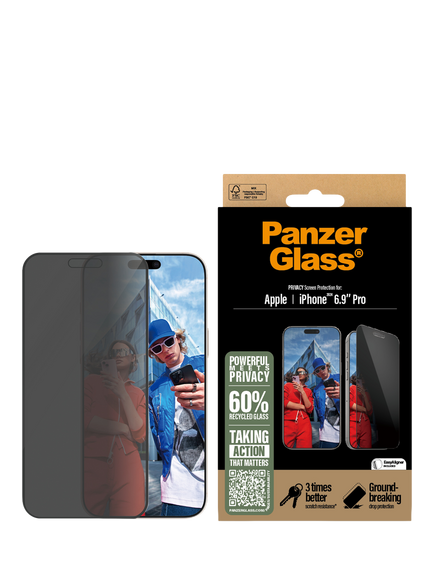PanzerGlass Ultra-Wide Fit Privacy Screen Protector for iPhone 16 Pro Max - view 2, 