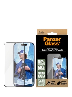 PanzerGlass Ultra-Wide Fit Screen Protector for iPhone 16 / iPhone 15 - view 2, 