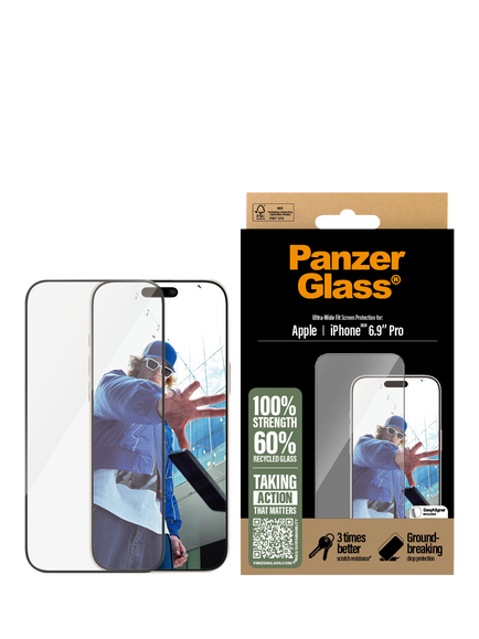 PanzerGlass Ultra-Wide Fit Screen Protector for iPhone 16 Pro Max - view 2, 