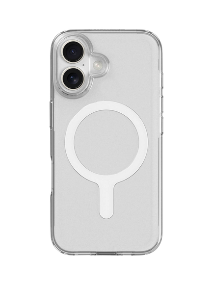 agood company Case with MagSafe for iPhone 16, Clear, 