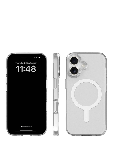 agood company Case with MagSafe for iPhone 16, Clear - view 2, 