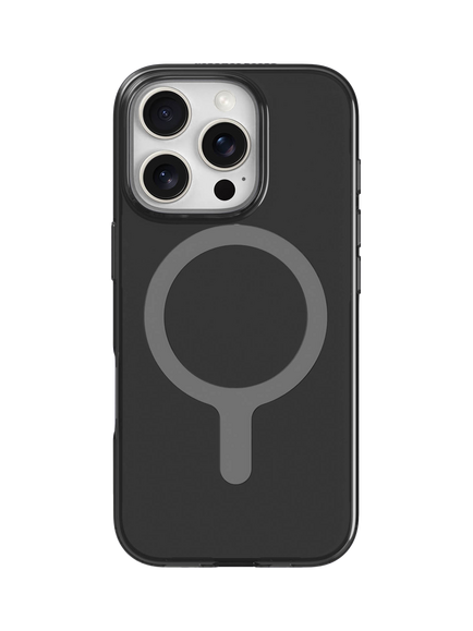 agood company Case with MagSafe for iPhone 16 Pro, Tinted Black Clear, 