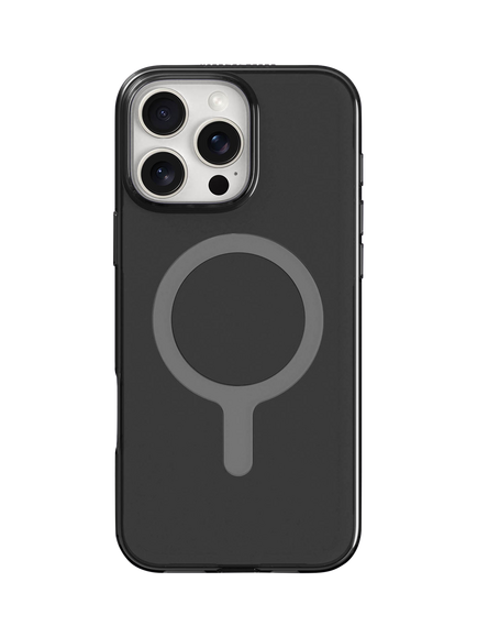 agood company Case with MagSafe for iPhone 16 Pro Max, Tinted Black Clear, 