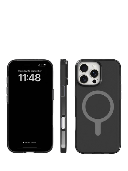 agood company Case with MagSafe for iPhone 16 Pro Max, Tinted Black Clear - view 2, 