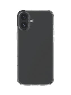 QDOS Hybrid Case for iPhone 16 Plus, Clear