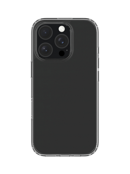 QDOS Hybrid Case for iPhone 16 Pro, Clear