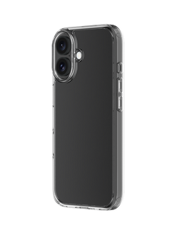 QDOS Hybrid Case for iPhone 16 - view 2, Clear