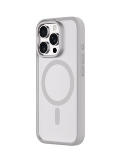 QDOS Hybrid Soft & Snap Case for iPhone 16 Pro Max, Natural Titanium / Clear - view 2, Natural Titanium / Clear