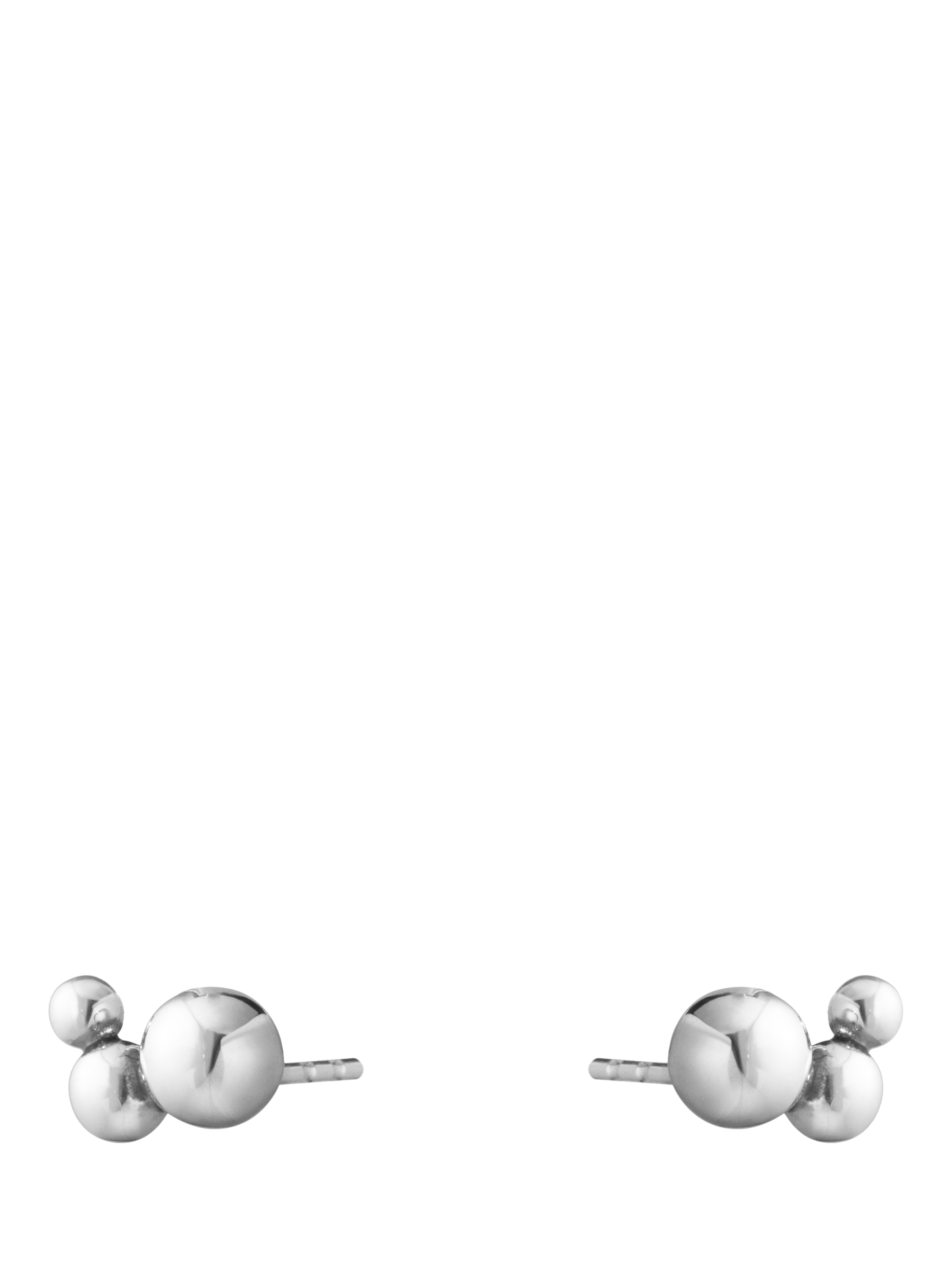 Product image 1 of 1, which shows Georg Jensen Moonlight Grape Cluster Stud Earrings, Silver