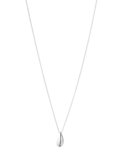 Georg Jensen Droplet Pendant Necklace, Sterling Silver