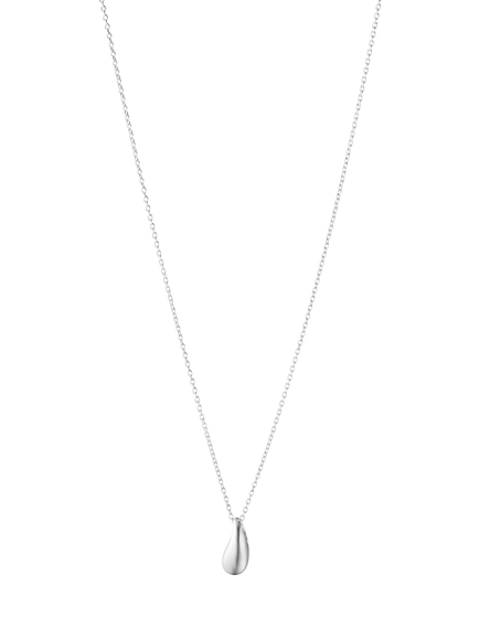 Georg Jensen Droplet Pendant Necklace, Sterling Silver
