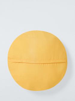 John Lewis Dolce Vita Round Cushion, Mimosa - view 2, Mimosa