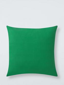 John Lewis Floral Indoor/Outdoor Cushion, Pistachio - view 2, Pistachio