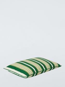 John Lewis Classic Stripe Indoor/Outdoor Cushion - view 2, Pista