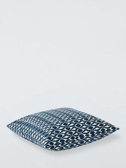 John Lewis Inka Indoor/Outdoor Cushion - view 2, Navy