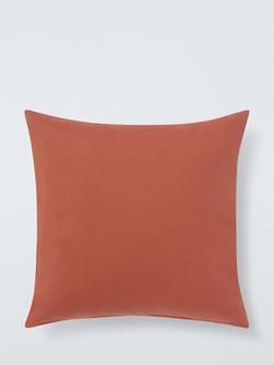 John Lewis Palm Border Indoor/Outdoor Cushion, Cayenne - view 2, Ceyenne
