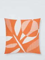 John Lewis Shady Palm Indoor/Outdoor Cushion, Sunset