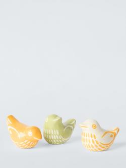 John Lewis Papier-Mâché Birds Easter Decoration,  Set of 3, 