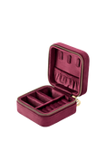 Sif Jakobs Jewellery Velvet Zip Box, Burgundy