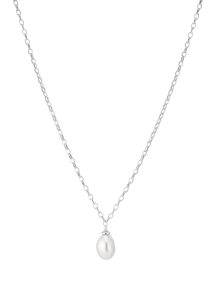 Product image 1 of 1, which shows Sif Jakobs Jewellery Padua Uno Freshwater Pearl Pendant Necklace, Silver