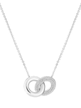 Sif Jakobs Jewellery Carrara Duo Piccolo Cubic Zirconia Rings Necklace