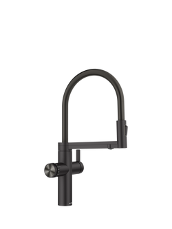 BLANCO Choice Icona Instant Boiling Hot Water Pull-Out Swivel Spout Single Lever Kitchen Tap, Matt Black - view 2, 