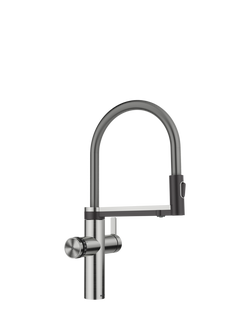 BLANCO Choice Icona Instant Boiling Hot Water Pull-Out Swivel Spout Single Lever Kitchen Tap, Stainless Steel - view 2, 