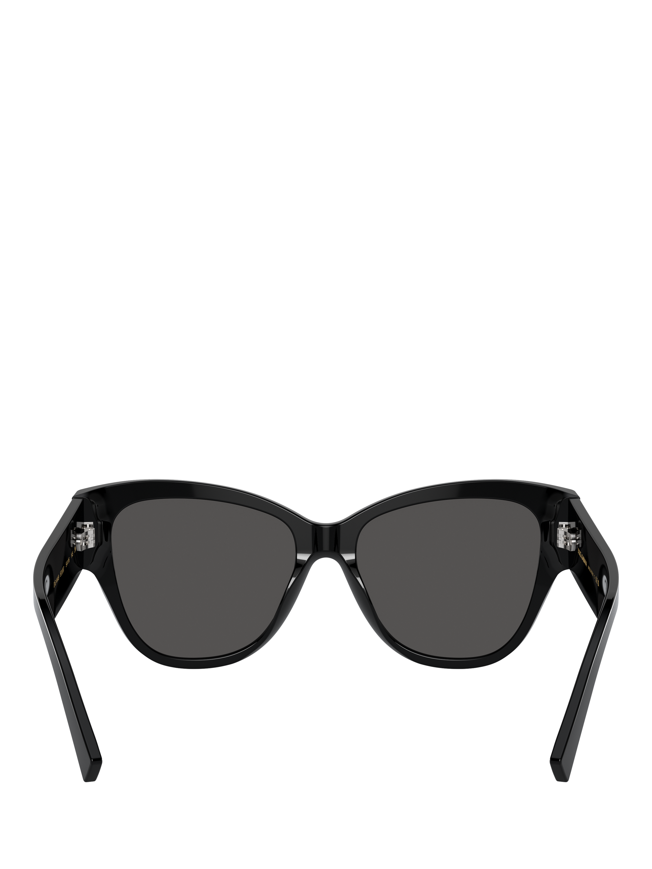 Product image 4 of 5, which shows Dolce & Gabbana DG4449 Women's Butterfly Sunglasses, Black