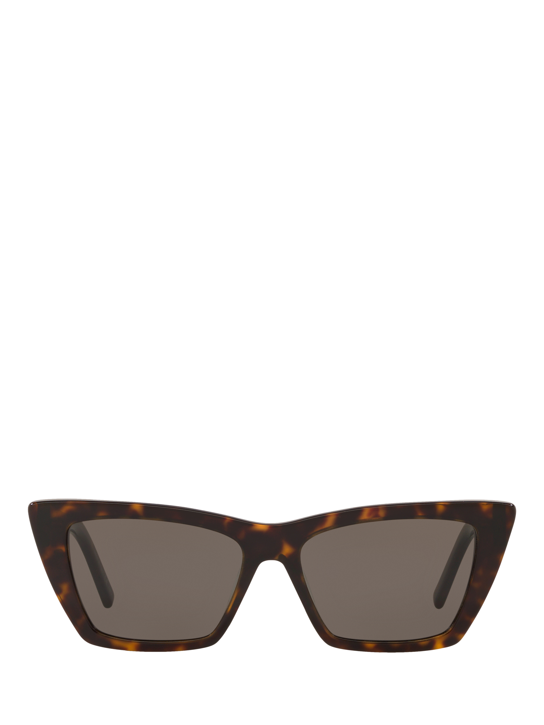 Product image 2 of 4, which shows Yves Saint Laurent SL 276 Women's Mica Cat's Eye Sunglasses, Tortoise/Brown